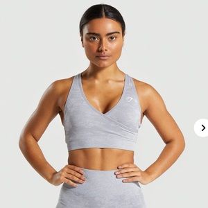 Gymshark Grey Camo Seamless Sports Bra🤩